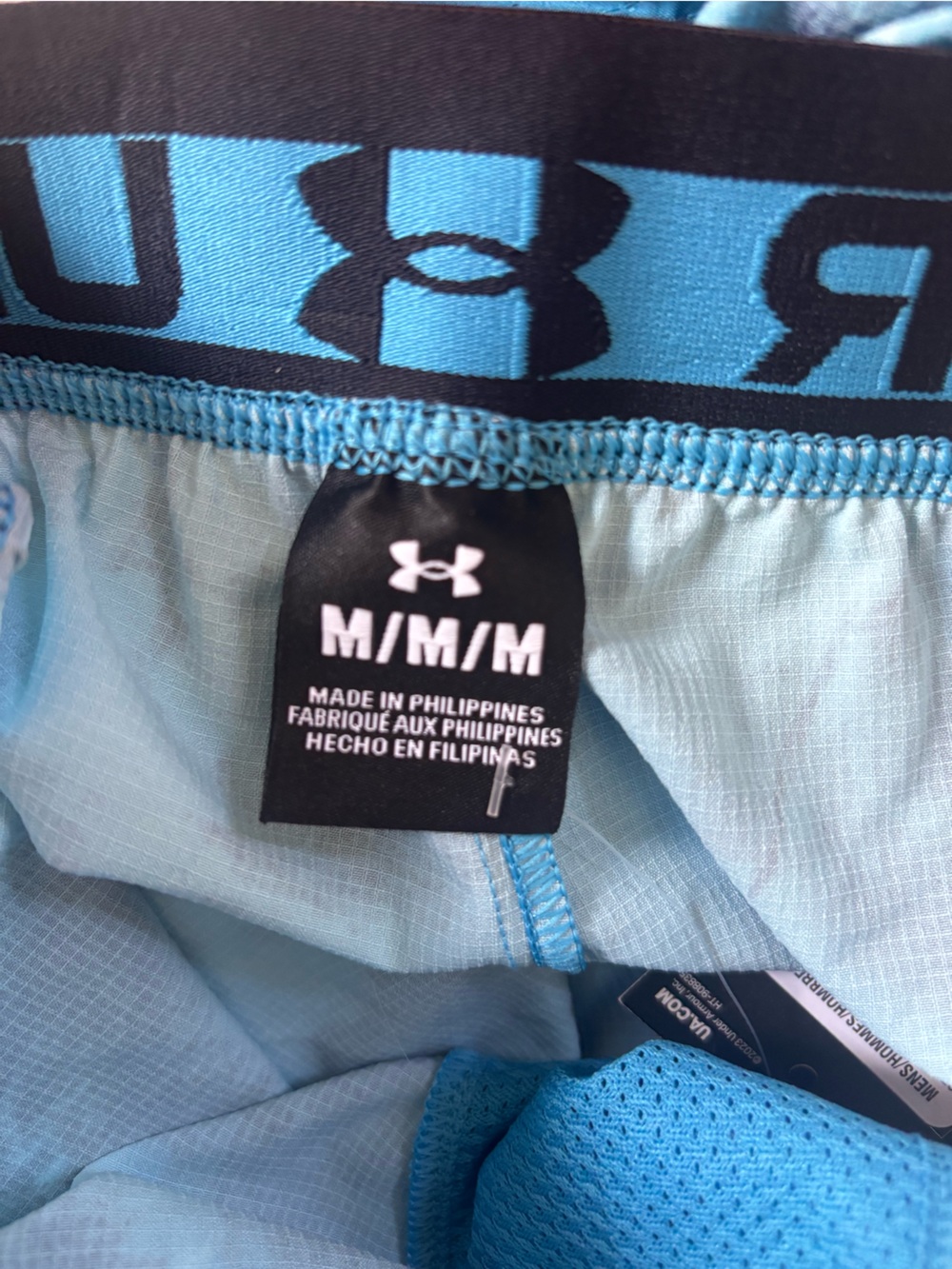 NWT Under Armour Vanish Woven 6" Printed Shorts Blue Tie-Dye - Picture 9 of 12